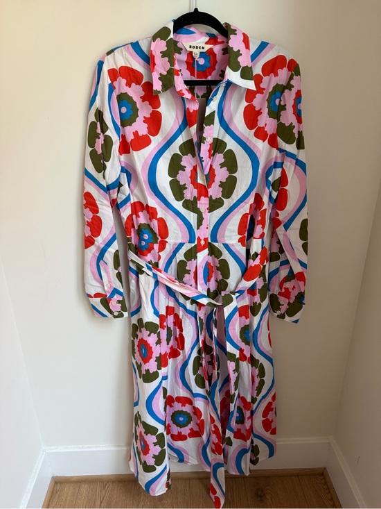 Boden Dresses & Skirts - NWT Boden Amy Cotton Midi Shirt Dress Size 14 100% Cotton